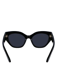 Classic Logo Geometric Cat Eyes, 55mm