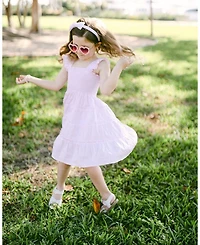 Girls' Palmer Pink Seersucker Bow Headband - Little Kid, Big Kid