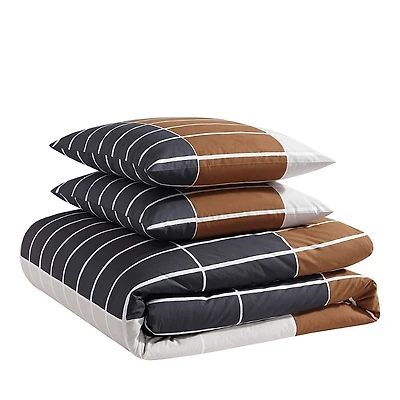Marimekko Tiiliskivi Raita Cotton Duvet Cover Set