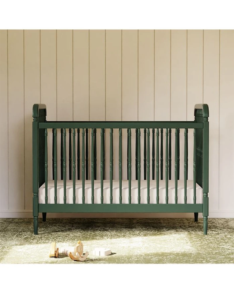 Liberty 3 1 Convertible Spindle Crib with Toddler Bed Conversion Kit