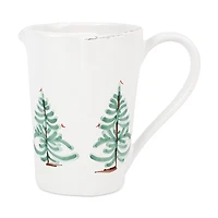 Vietri Lastra Holiday Pitcher