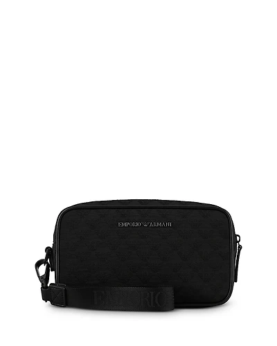 Emporio Armani Jacquard Eagle Toiletry Case