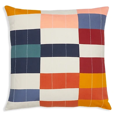 Anchal Multi Check Throw Pillow