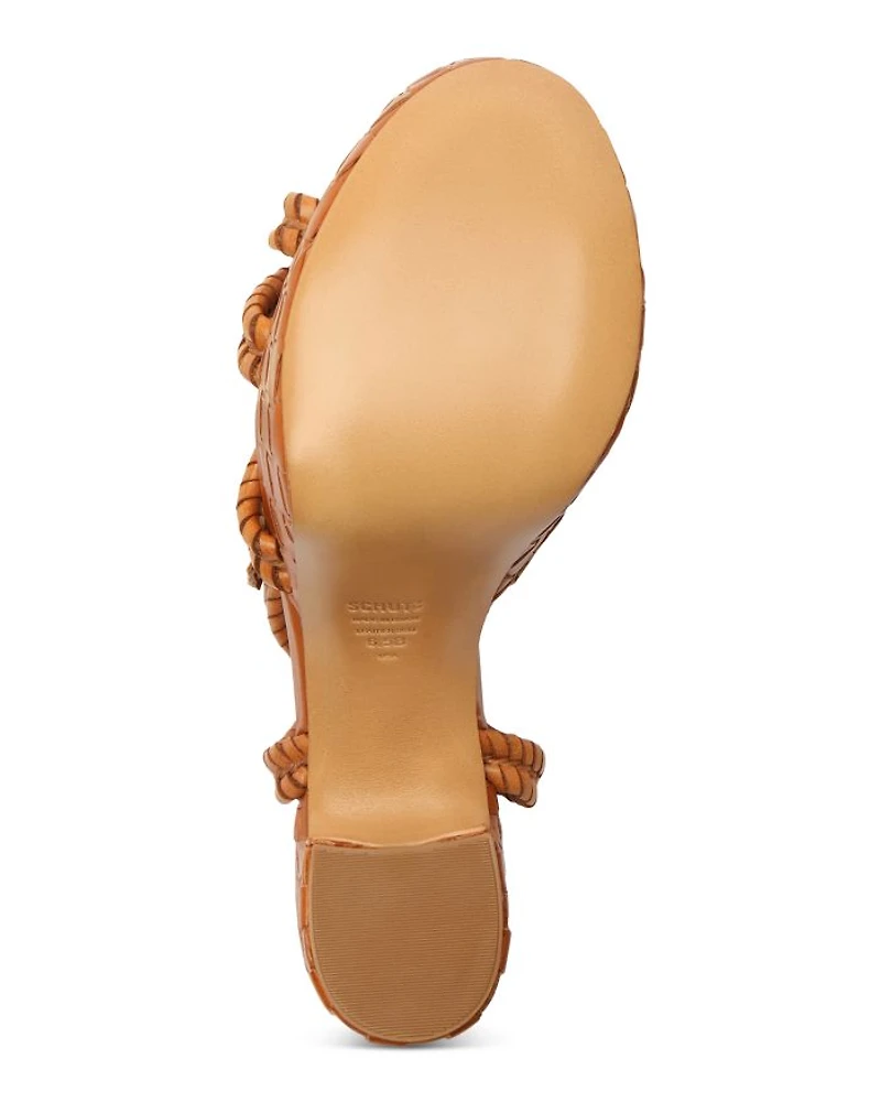 Women's Kathleen Knotted Ankle Strap Platform Sandals