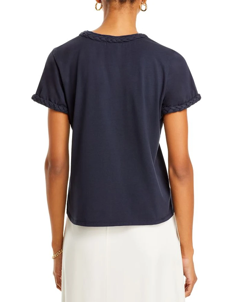 Braided Cotton Tee
