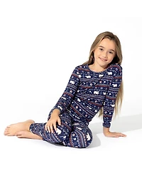 Unisex Polar Isle Print Pajama Set - Baby, Little Kid