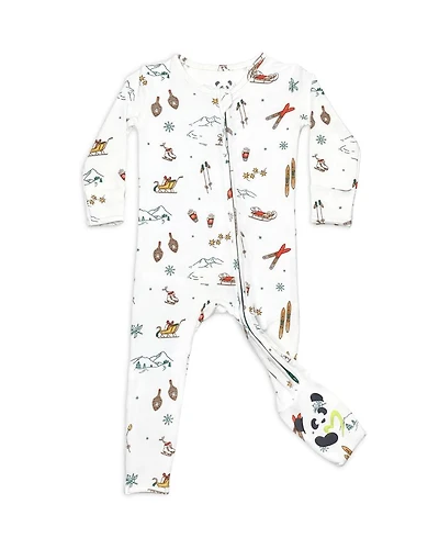 Unisex Vintage Holiday Convertible Footie - Baby