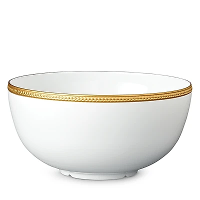 L'Objet Soie Tresse Gold Serving Dish