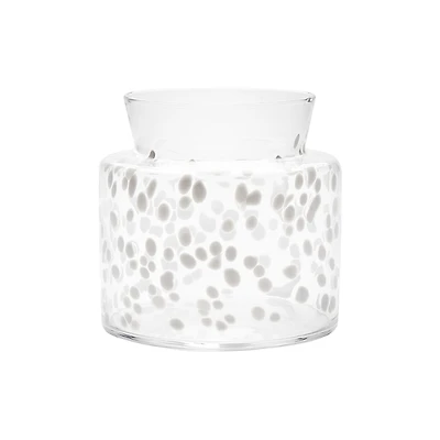 Kosta Boda Meadow Winter Vase, Wide