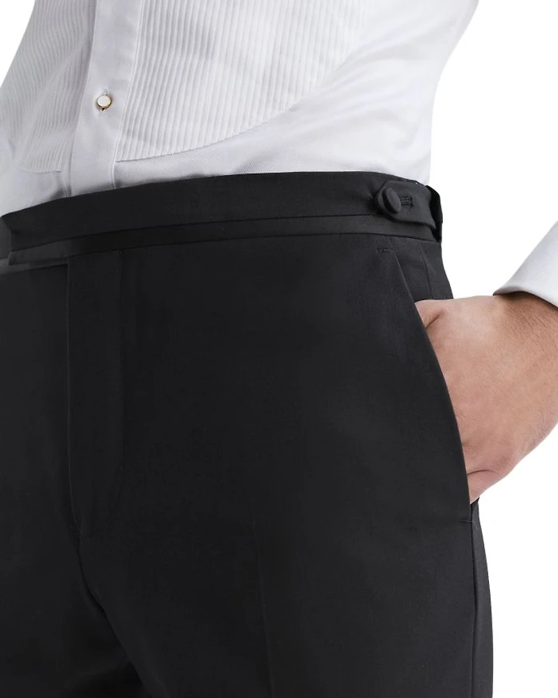 Poker Satin Trim Tuxedo Pants