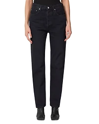 '90s Pinch Waist High Rise Straight Jeans Crushed