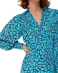 Terazzo Print Midi Dress