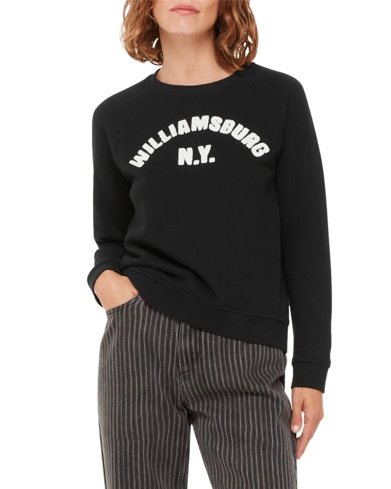 Cotton Williamsburg NY Logo Sweater