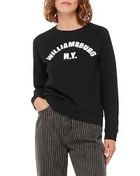 Cotton Williamsburg NY Logo Sweater