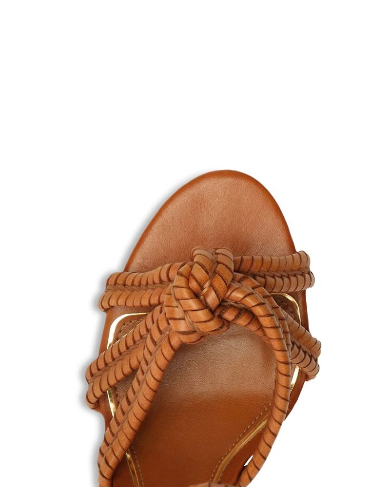 Women's Kathleen Almond Toe Woven High Heel Sandals