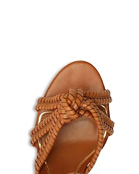 Women's Kathleen Almond Toe Woven High Heel Sandals