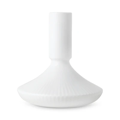 Royal Copenhagen White Fluted 4.8 Candlestick