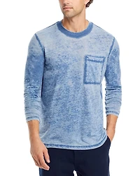Burnout Long Sleeve Pocket Tee