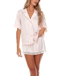 Flora Nikrooz Selena Satin Short Pajama Set