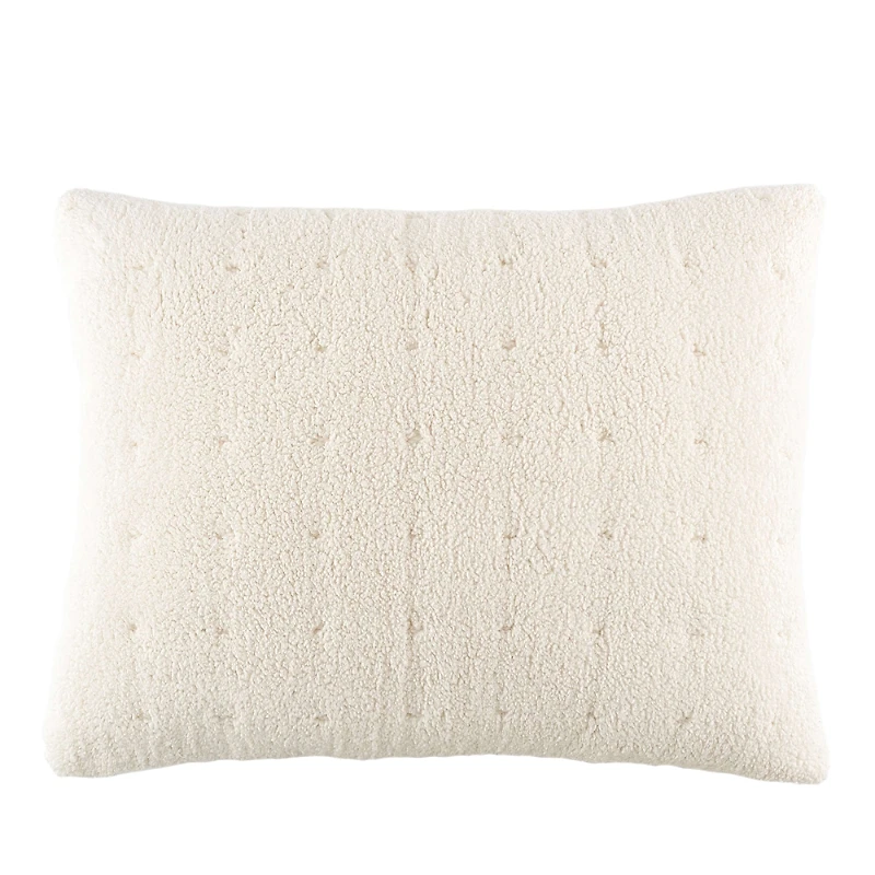 Annie Selke Marshmallow Fleece Sham, Dutch Euro