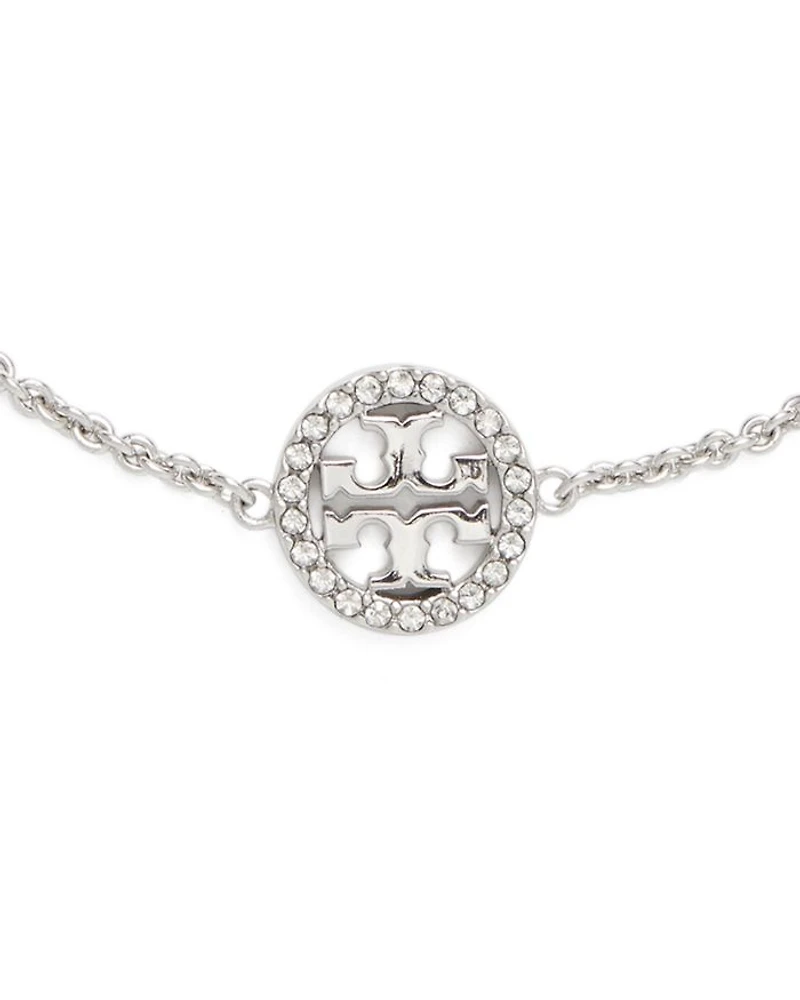 Miller Pavé Logo Link Bracelet