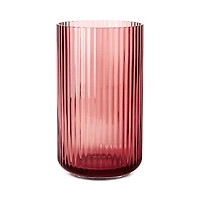 Rosendahl Lyngby Vase, Burgundy Mouth Blown Glass