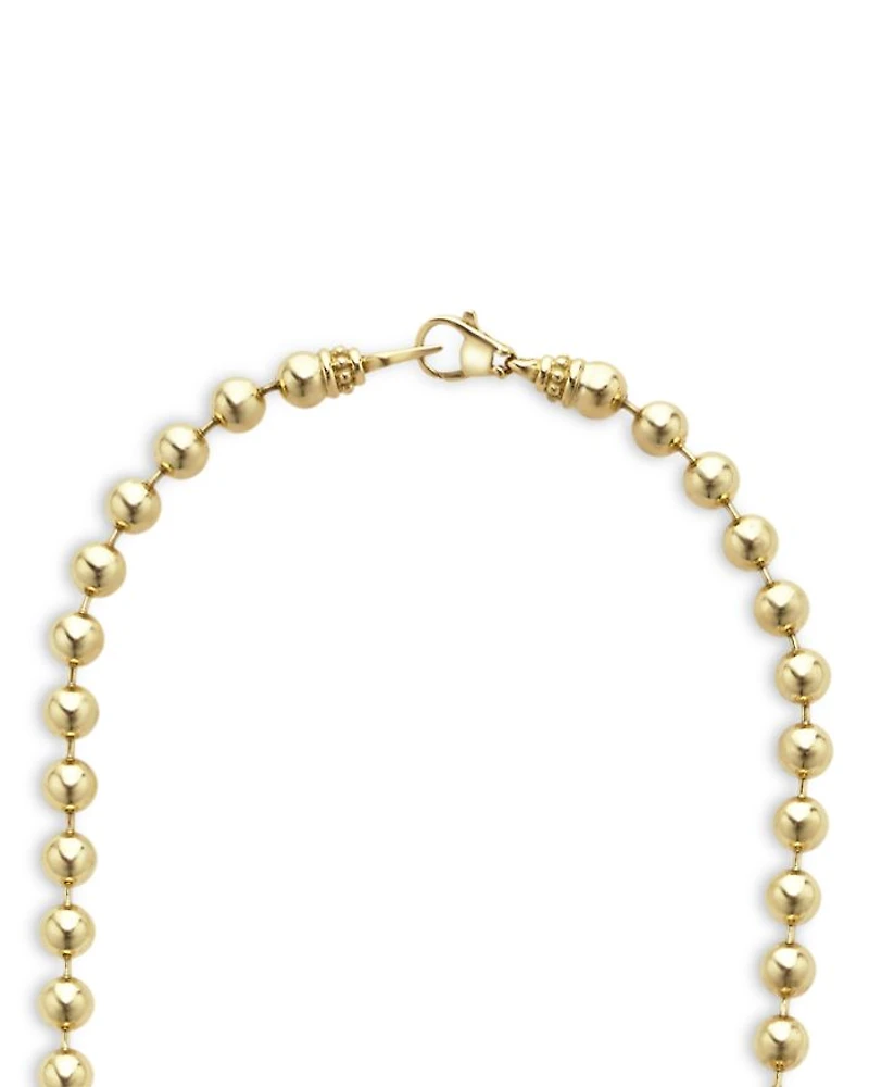 Men's 18K Yellow Gold Anthem Ball Chain Necklace Collection - Exclusive