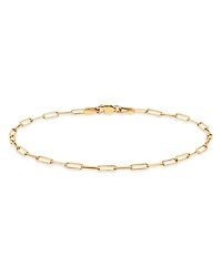 Ef Collection 14K Yellow Gold Lola Open Mini Chain Link Bracelet