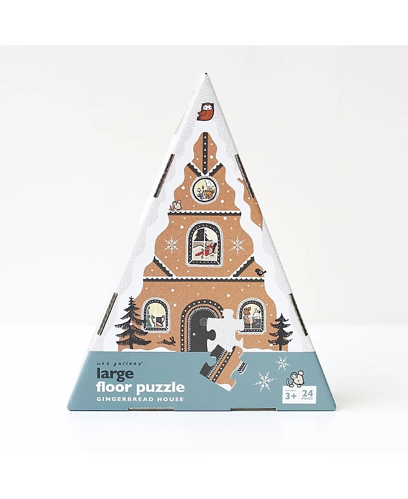 Wee Gallery Gingerbread House Puzzle - Age 2 - 14 Years