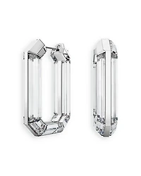 Lucent Crystal Hoop Earrings