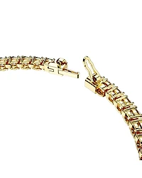 Matrix Tennis Bracelet Gold Tone