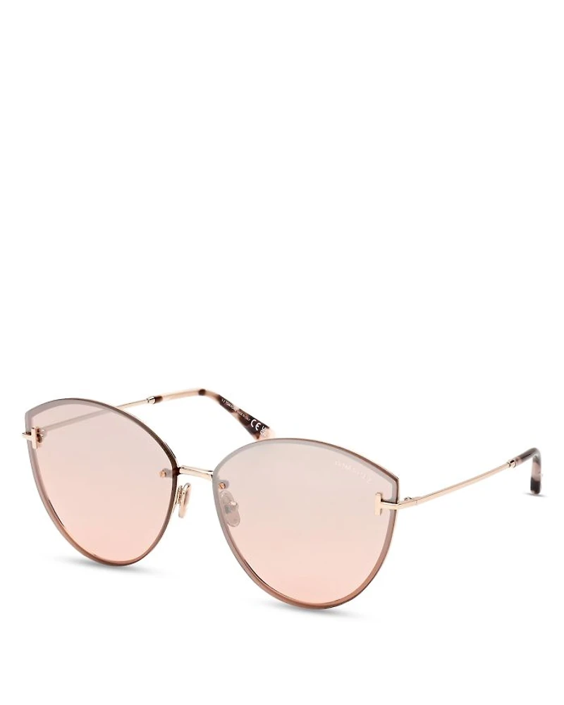 Evangeline Cat Eye Sunglasses, 63mm