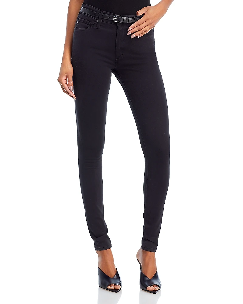 Ag Farrah High-Rise Sateen Skinny Jeans