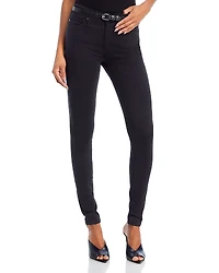 Ag Farrah High-Rise Sateen Skinny Jeans