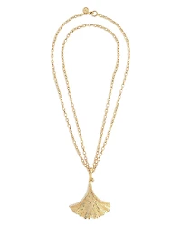 Anabel Aram Gingko Pendant Necklace