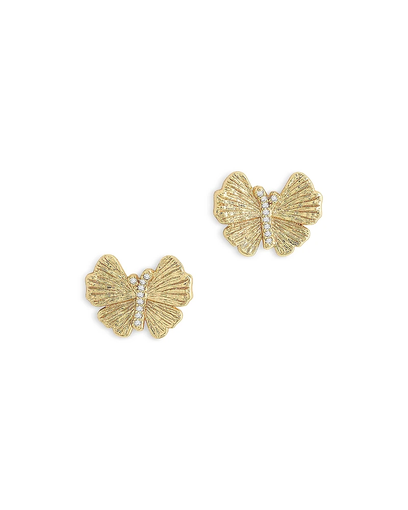Anabel Aram Butterfly Stud Earrings