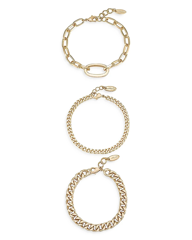 Ettika Chain Game Link Bracelets
