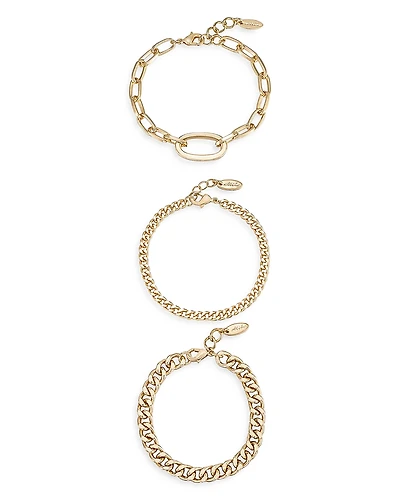 Ettika Chain Game Link Bracelets