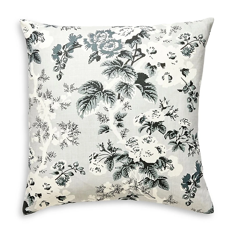 Scalamandre Ascot Linen Print Pillow