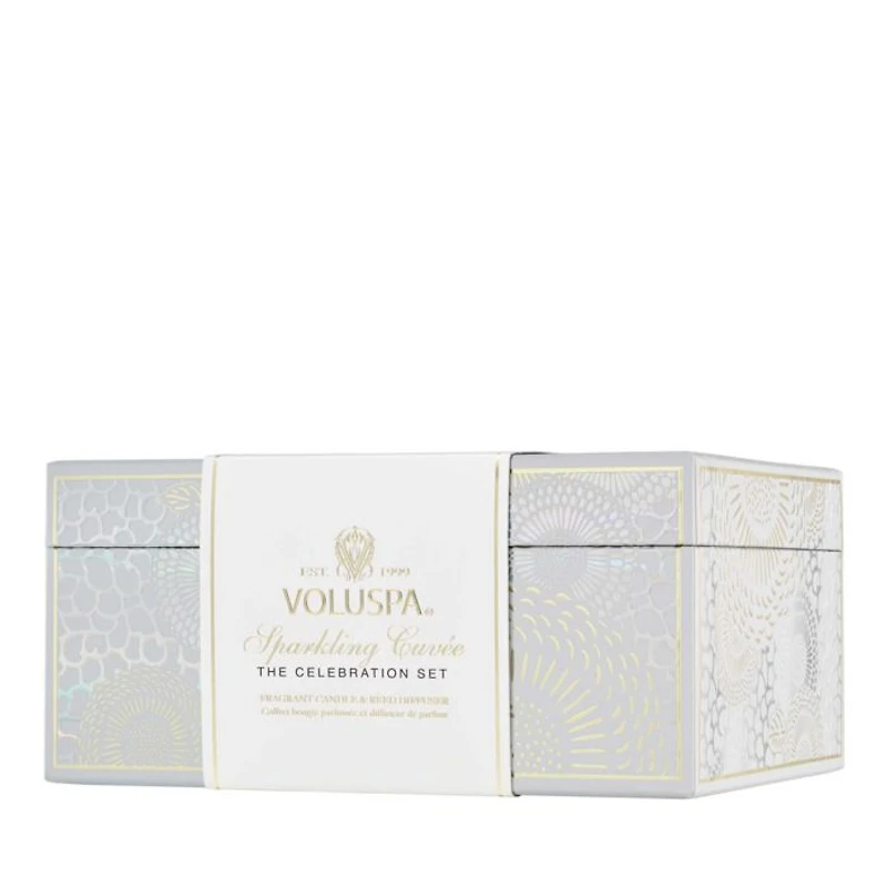 Sparkling Cuvée Celebration Candle & Reed Diffuser Gift Set