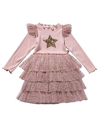 Girls Frill Layered Tutu Dress - Little Kid, Big Kid