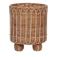 Provence Rattan Round Planter