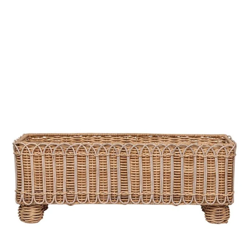 Provence Rattan Rectangular Planter