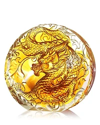 Liuli True Believer to Be Dragon Crystal Sculpture