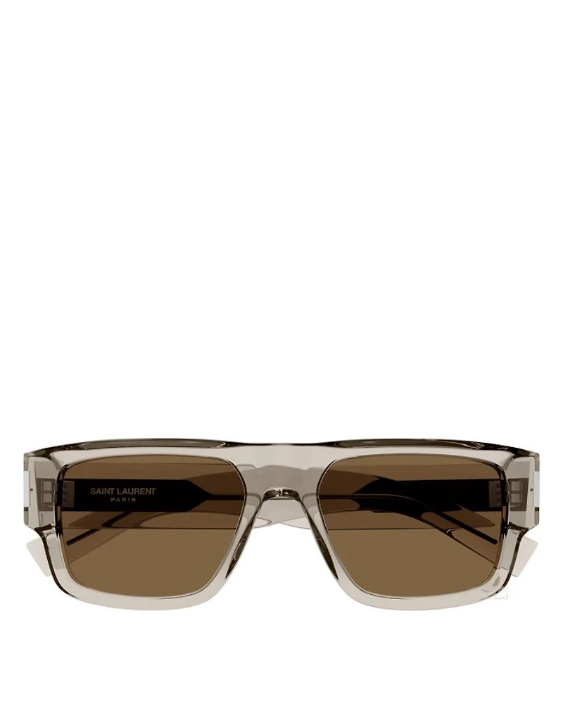 Naked Wirecore Squared Sunglasses, 55mm