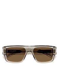 Naked Wirecore Squared Sunglasses, 55mm