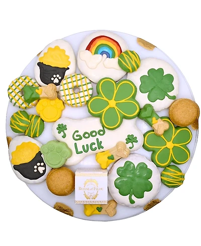 Bonne et Filou Good Luck Themed Dog Treats Gift Box