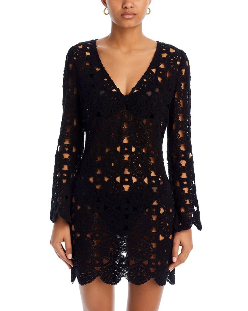 Crochet Cover Up Dress - Exclusive