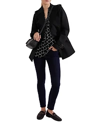 Maeva Split Neck Blouse
