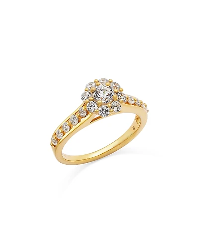 Bloomingdale's Fine Collection Diamond Halo Openwork Ring